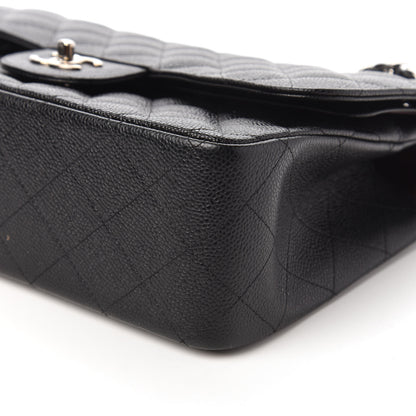 Chanel Caviar Quilted Jumbo Double Flap Black 8 of 11