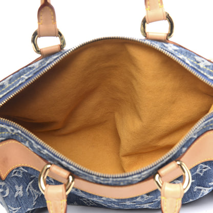 Louis Vuitton Monogram Denim Neo Speedy Blue 4 of 10
