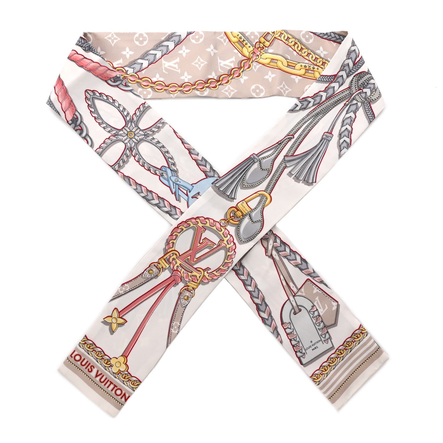 Louis Vuitton Silk Mix And Straps Bandeau Beige 1 of 5