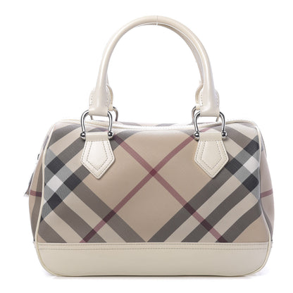 Burberry Nova Check Bowling Bag White 1 of 15