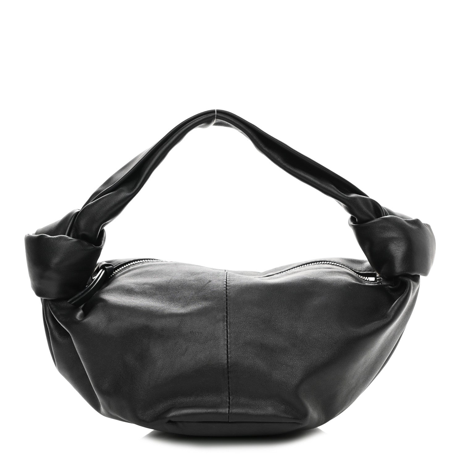 Bottega Veneta Calfskin Mini Double Knot Bag Black 1 of 8