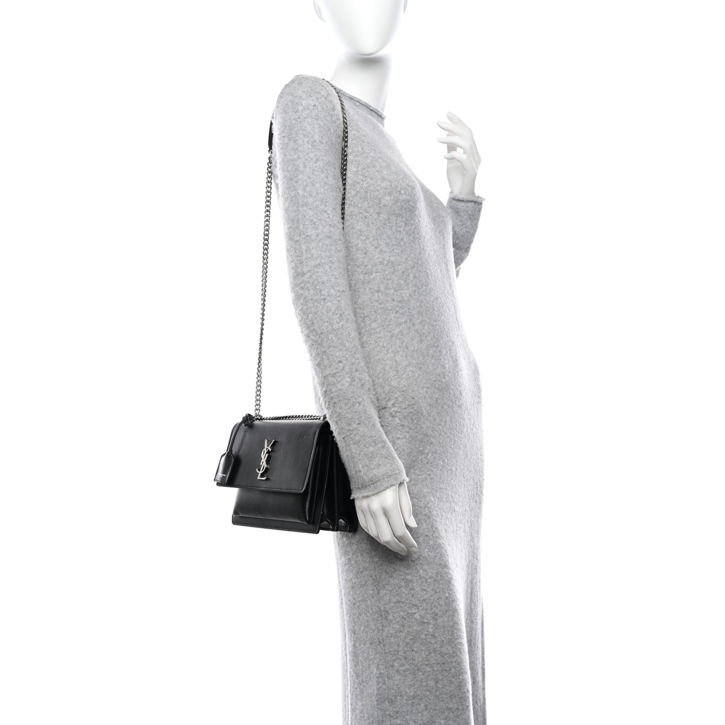 Calfskin Medium Monogram Sunset Black