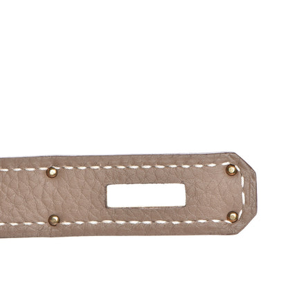 Hermes Togo Kelly Retourne 28 Etoupe 18 of 30