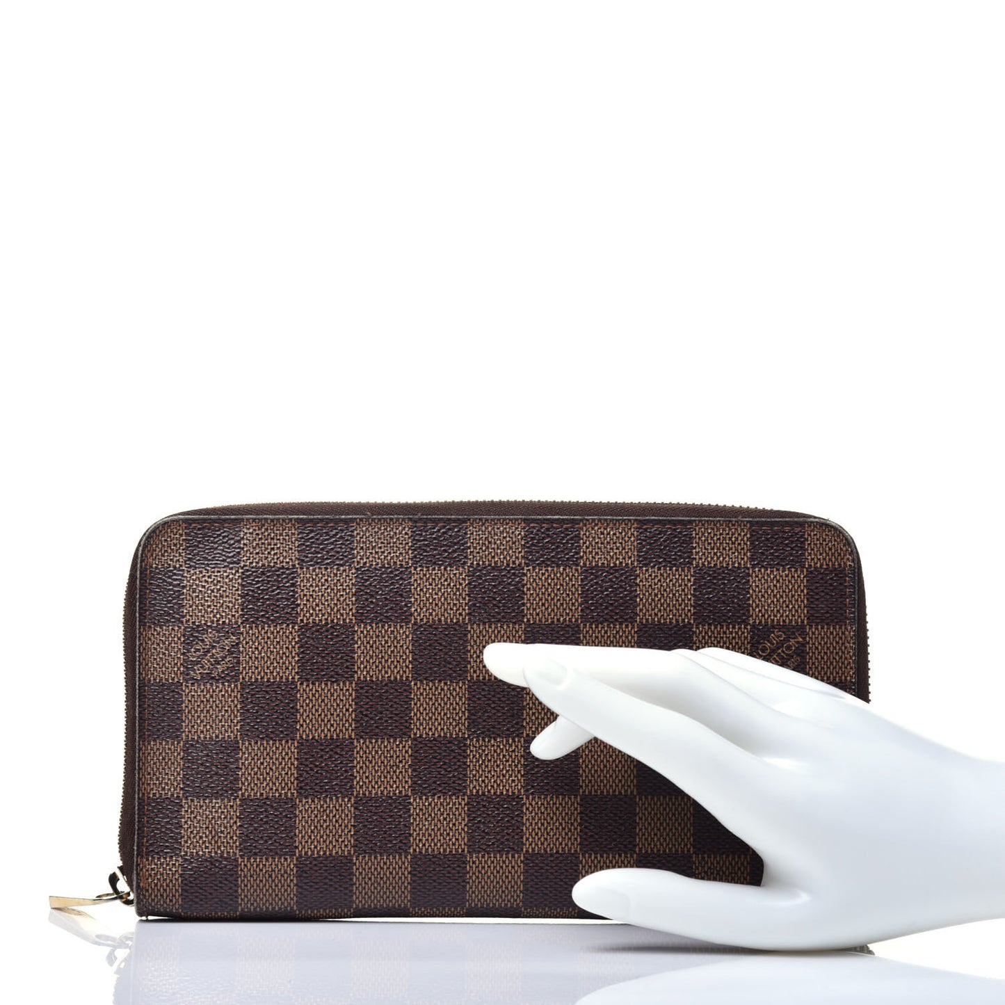 Damier Ebene Zippy Organizer Wallet