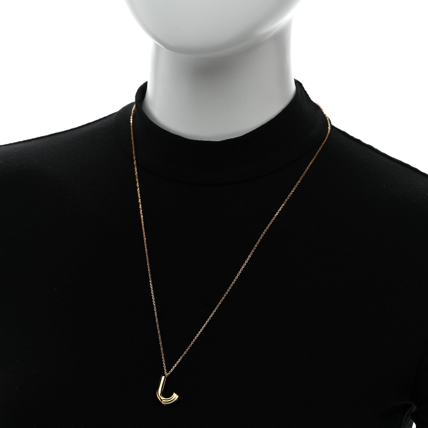 Louis Vuitton LV And Me Letter J Necklace Gold 2 of 8