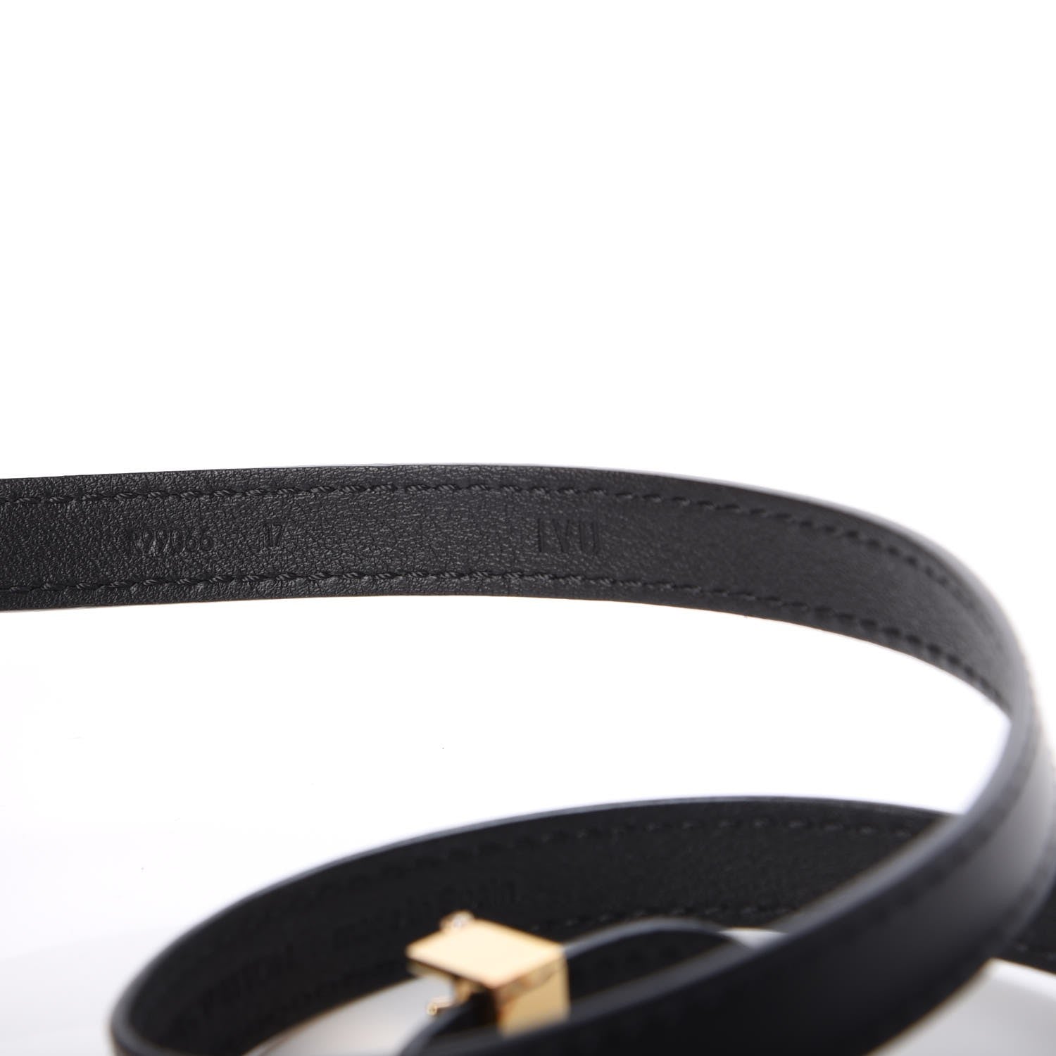 Louis Vuitton Calfskin Box It Bracelet 17 Black 4 of 5