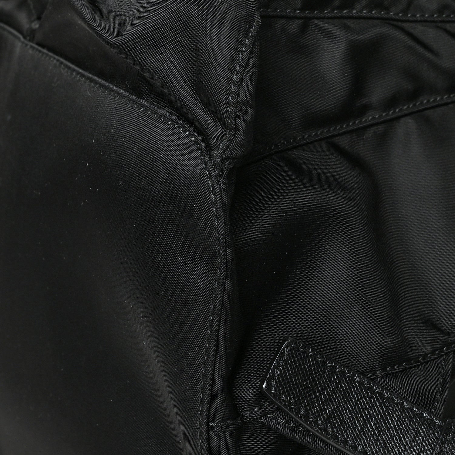 Prada Tessuto Nylon Saffiano Medium Backpack Black 8 of 10