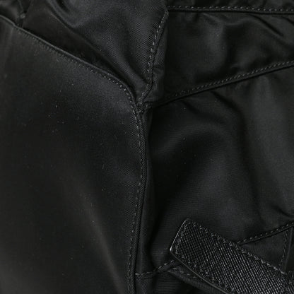 Prada Tessuto Nylon Saffiano Medium Backpack Black 8 of 10