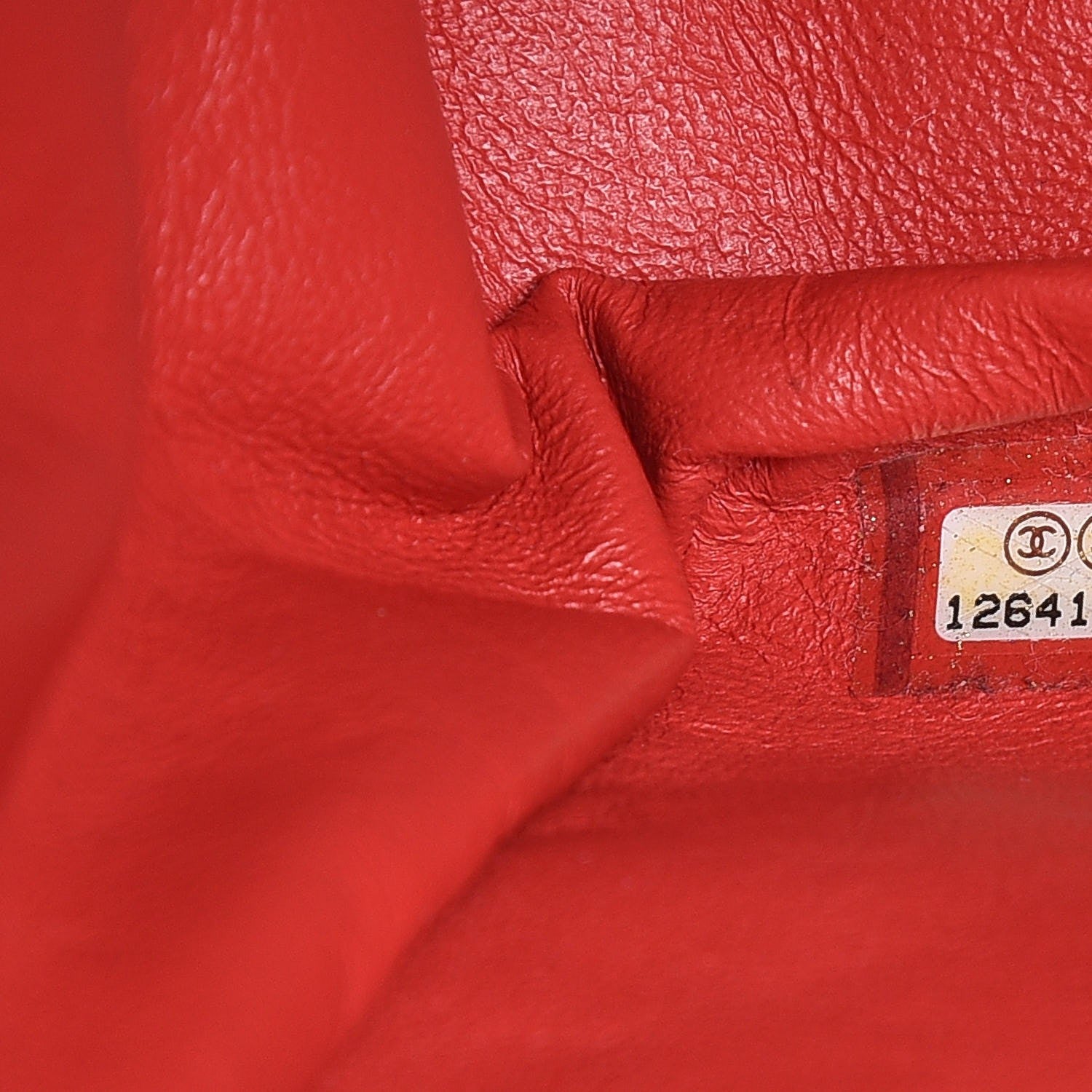 Chanel Lambskin Quilted XL Maxi Single Flap Red 7 of 13