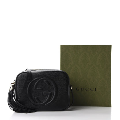 Gucci Pebbled Calfskin Small Soho Disco Bag Black 12 of 12