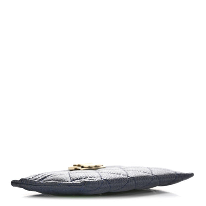Chanel Caviar Quilted Boy Card Holder Navy Blue 4 of 7
