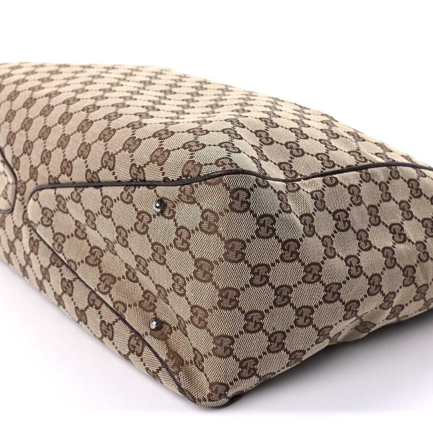 Monogram Medium Tote  Dark Brown