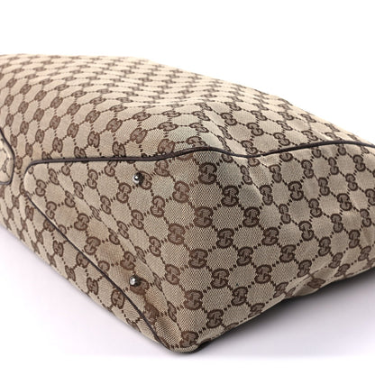 Gucci Monogram Medium Tote  Dark Brown 7 of 8