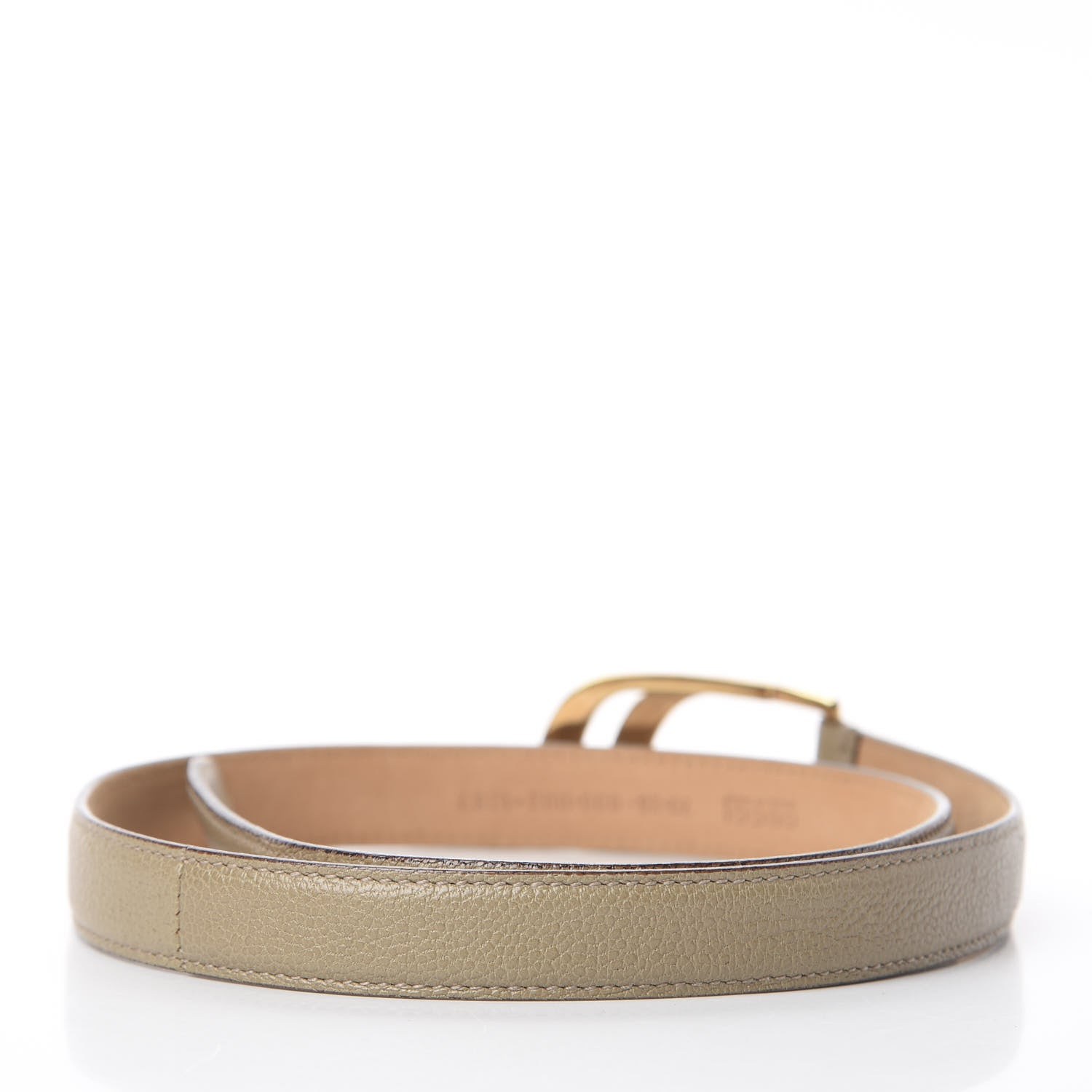 Gucci Pebbled Calfskin Belt 70 28 Beige 2 of 3