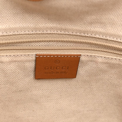 Gucci Denim Monogram Medium Sukey Tote Blue 6 of 14