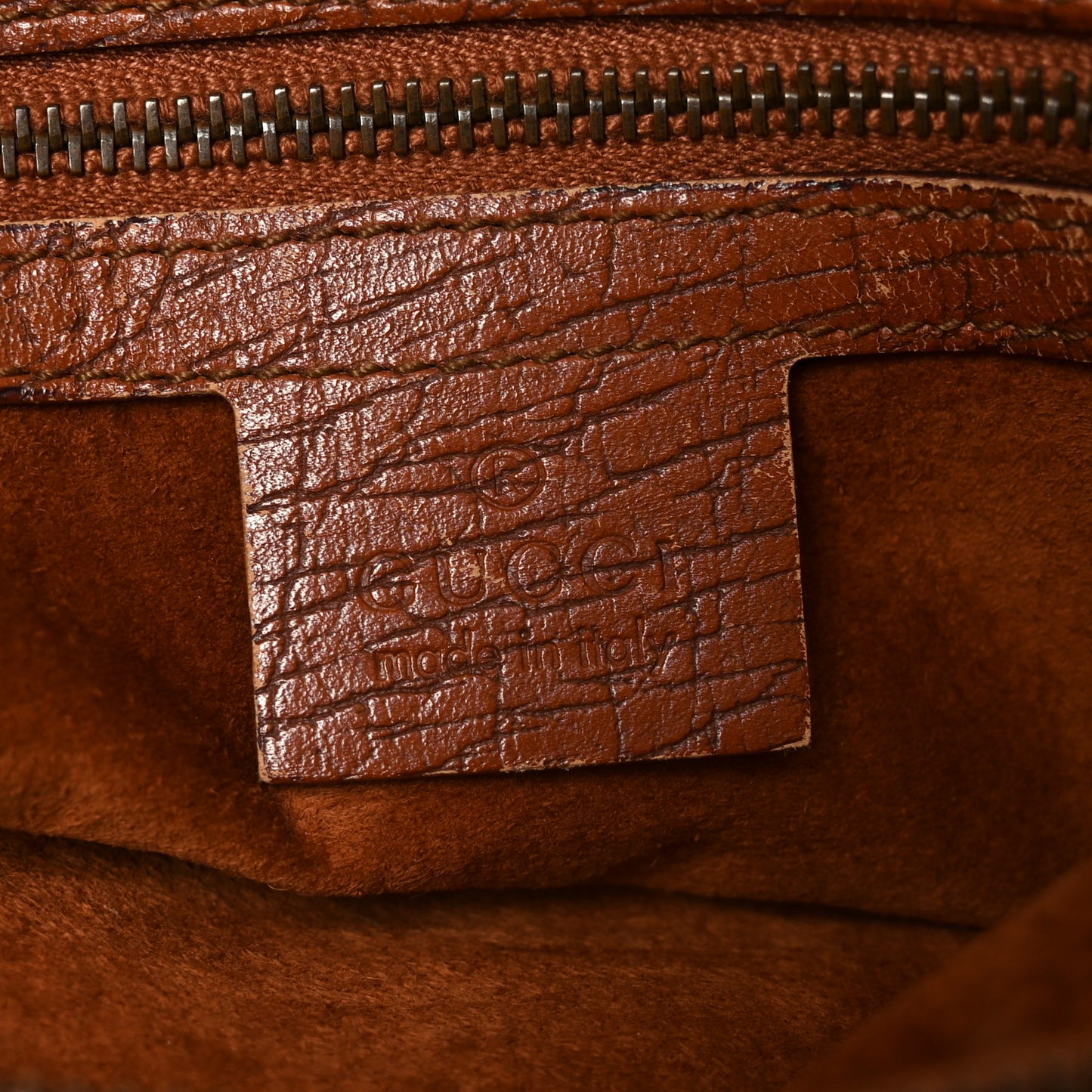 Calfskin Medium Horsebit Chain Hobo Brown