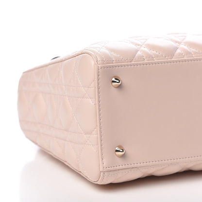 Christian Dior Lambskin Cannage Medium Lady Dior Light Pink 8 of 12