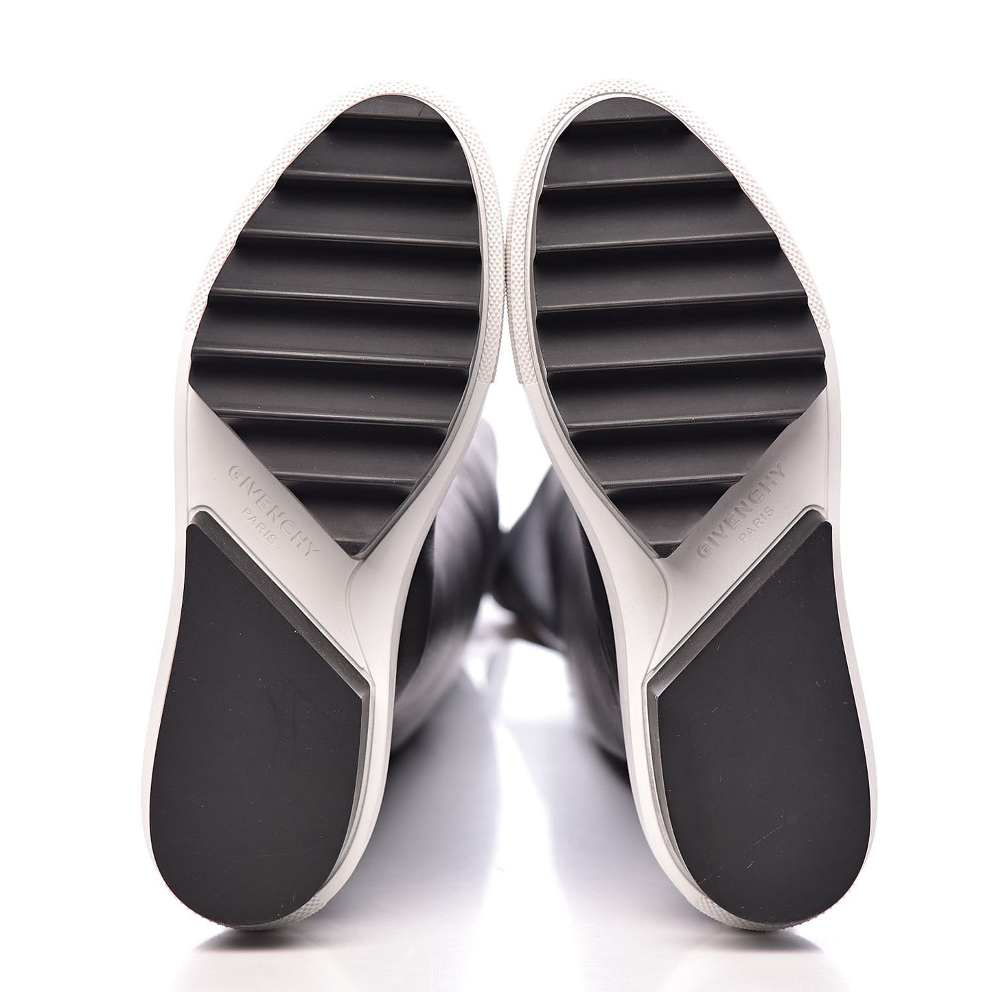 Lambskin Platform Over The Knee Boots 37.5 Black