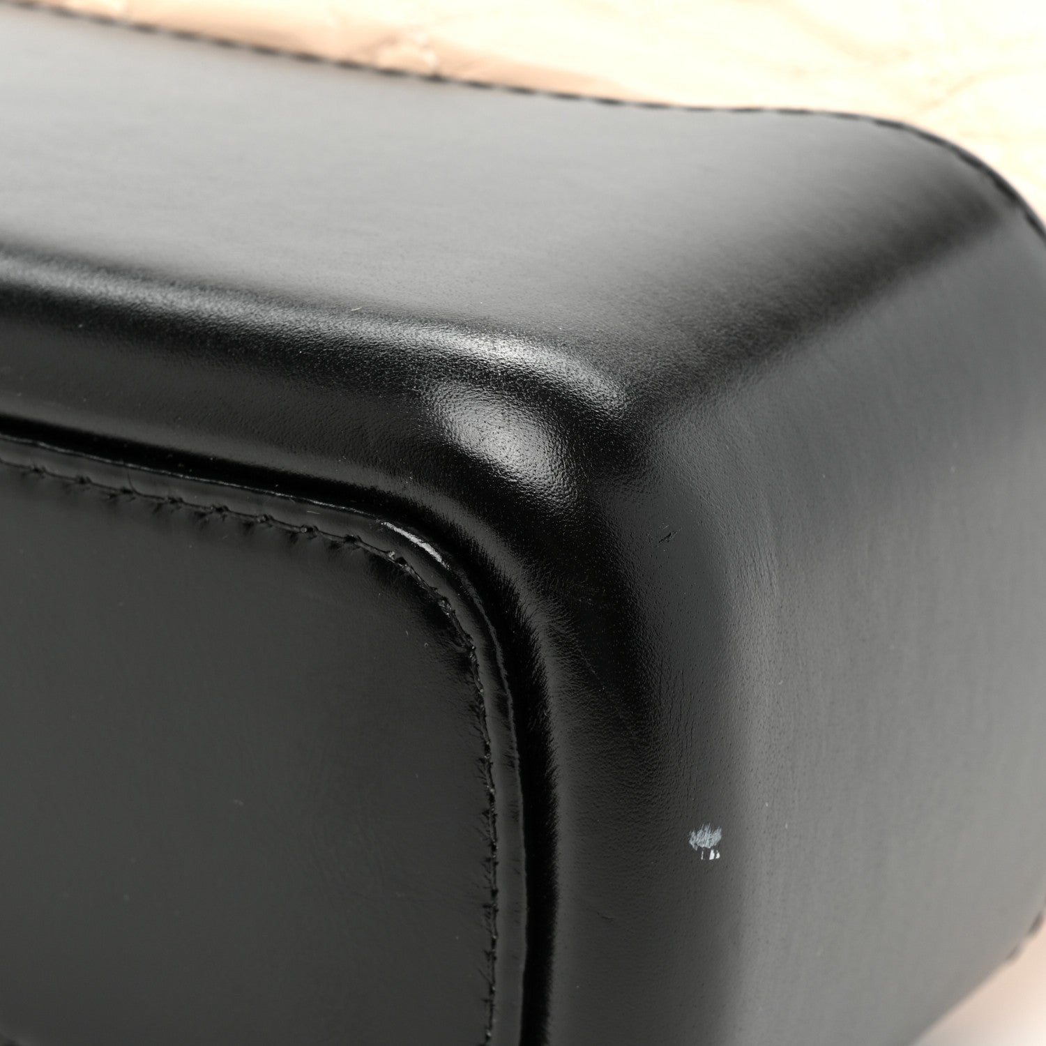 Chanel Aged Calfskin Quilted Large Gabrielle Hobo Beige Black 14 of 14