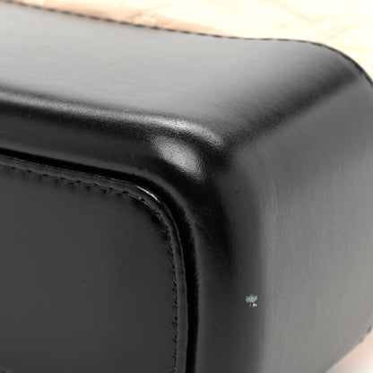 Chanel Aged Calfskin Quilted Large Gabrielle Hobo Beige Black 14 of 14