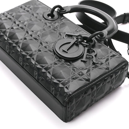 Christian Dior Calfskin Cannage Diamond Medium Lady D-Joy Black 11 of 11
