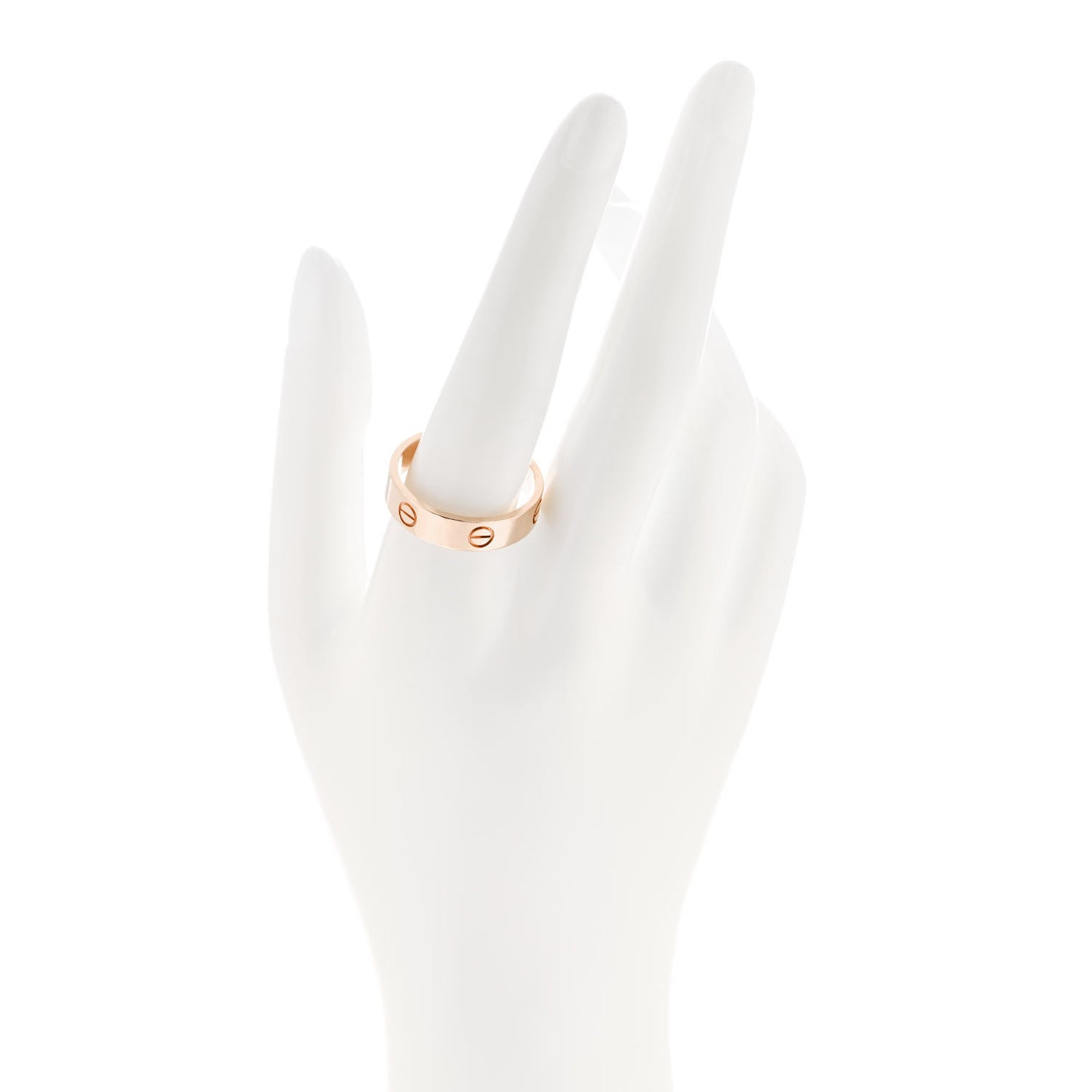 18K Pink Gold 5.5mm LOVE Ring 64 10.75