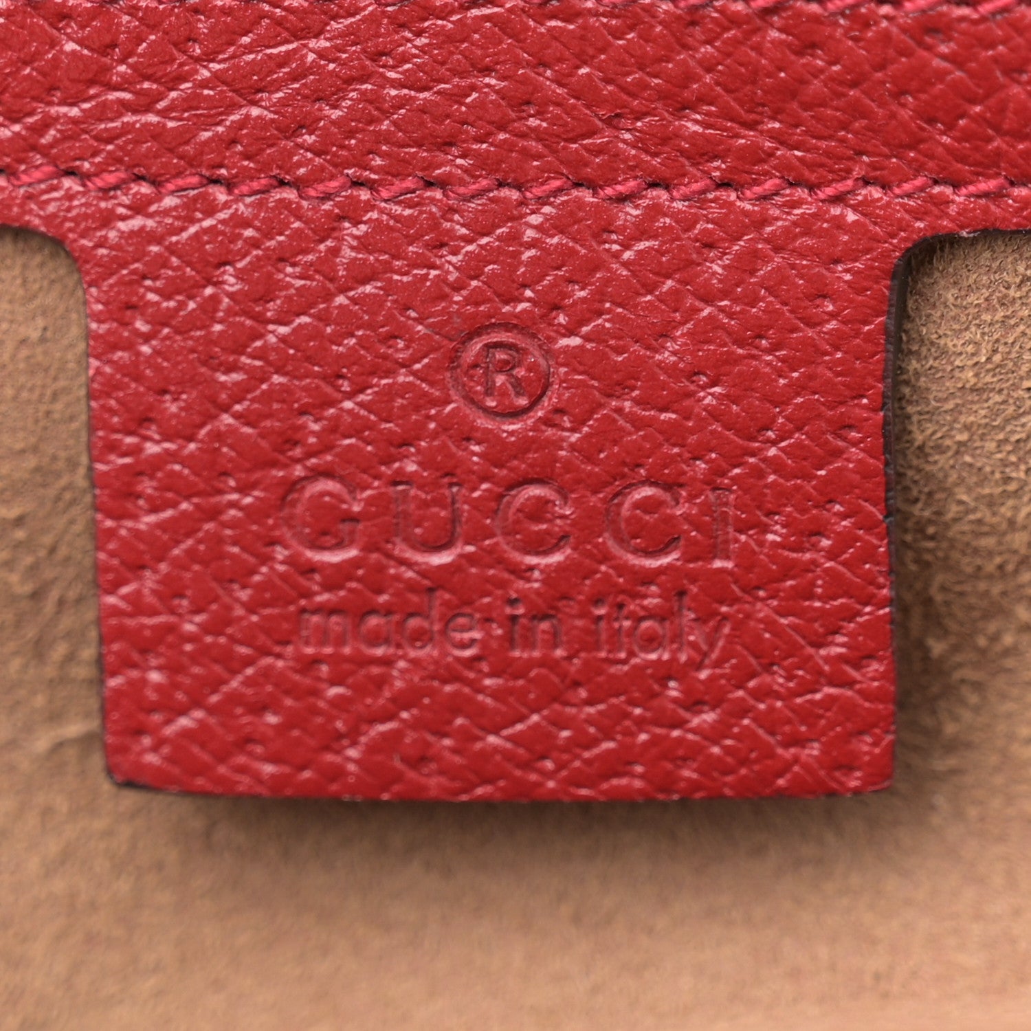 Gucci GG Supreme Monogram Tian Web Small Day Backpack Beige Multicolor Red 6 of 11