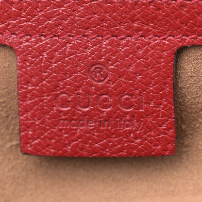 Gucci GG Supreme Monogram Tian Web Small Day Backpack Beige Multicolor Red 6 of 11