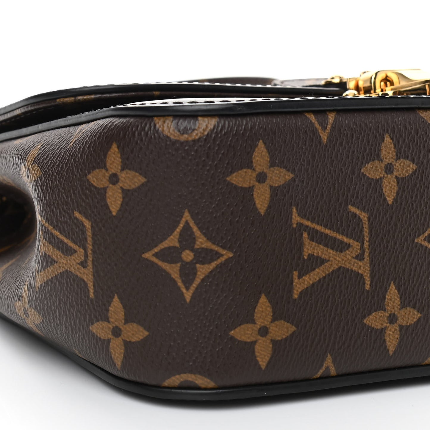 Patent Calfskin Monogram Cherrywood BB Black