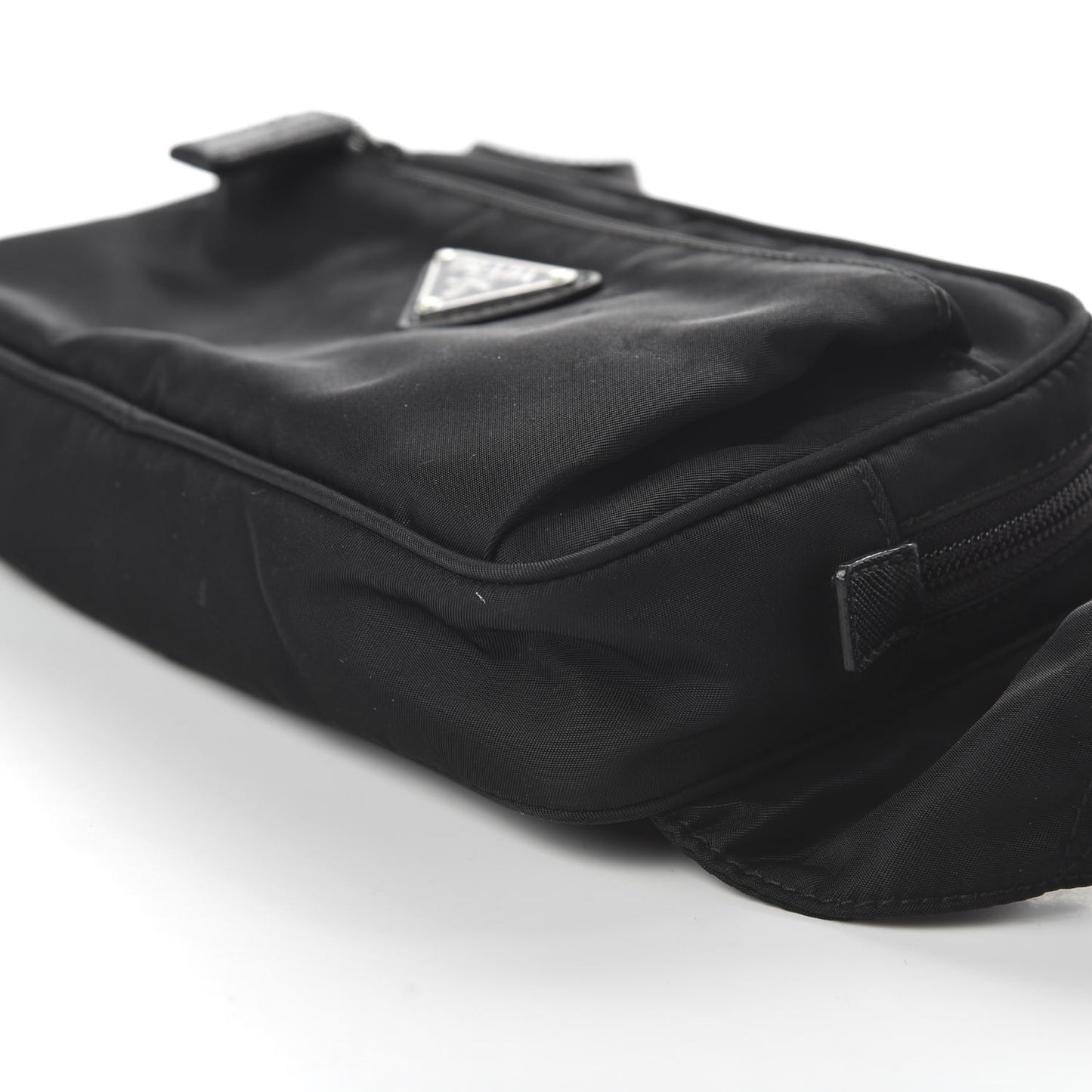 Tessuto Nylon Montagna Belt Bag Black