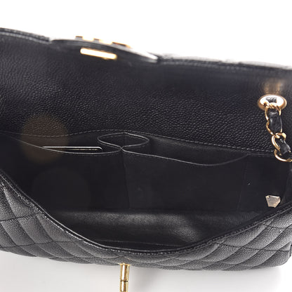 Chanel Caviar Quilted East West Flap Black 5 of 10