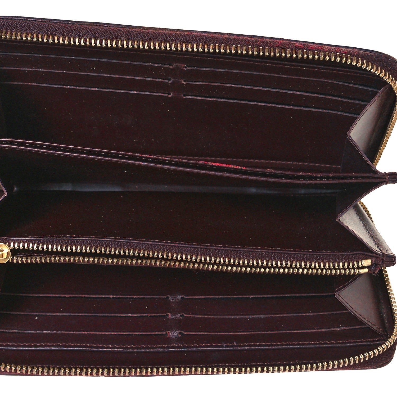 Louis Vuitton Vernis Zippy Wallet Amarante 4 of 11