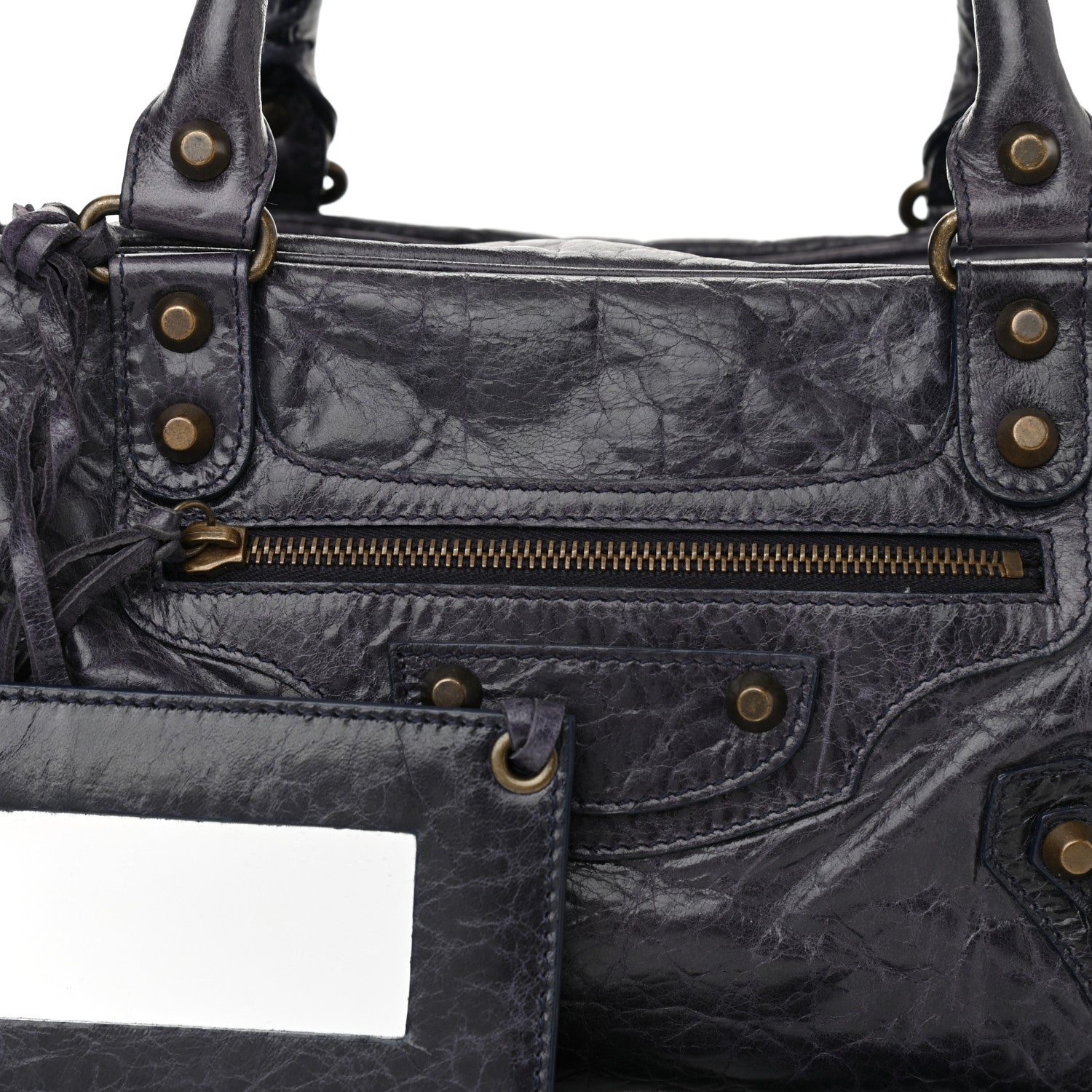 Balenciaga Chevre Classic Hardware Box Bag Ink 7 of 10