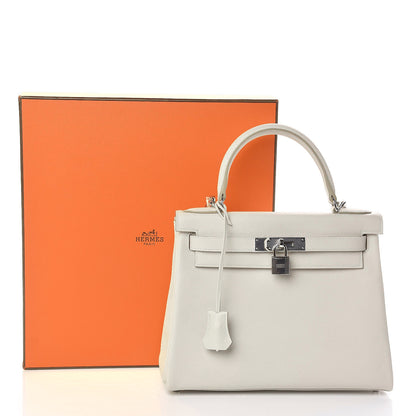Hermes Evercolor Kelly Retourne 28 Gris Perle 39 of 39