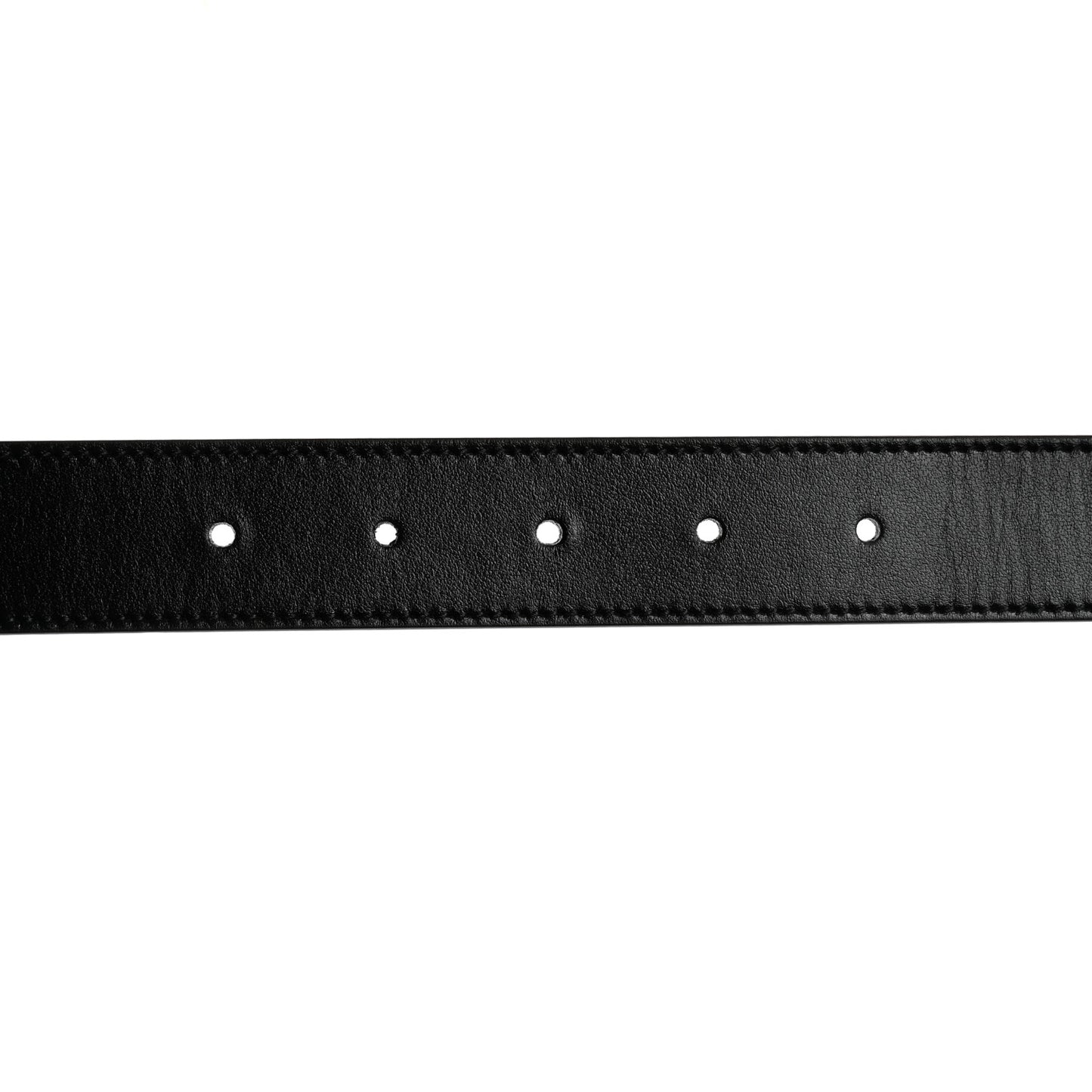 Plutone Calfskin Double G 30mm Belt 80 32 Black