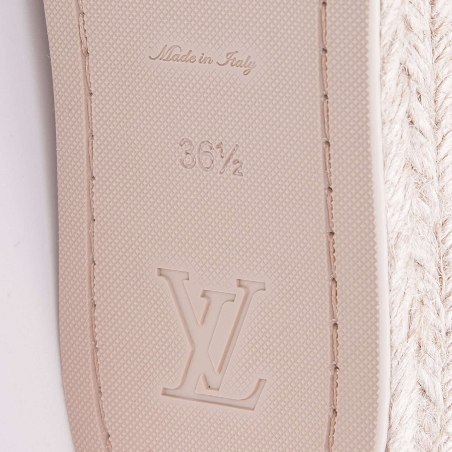 Louis Vuitton Canvas Blue Shore Espadrille Flats 36.5 Corail 6 of 7