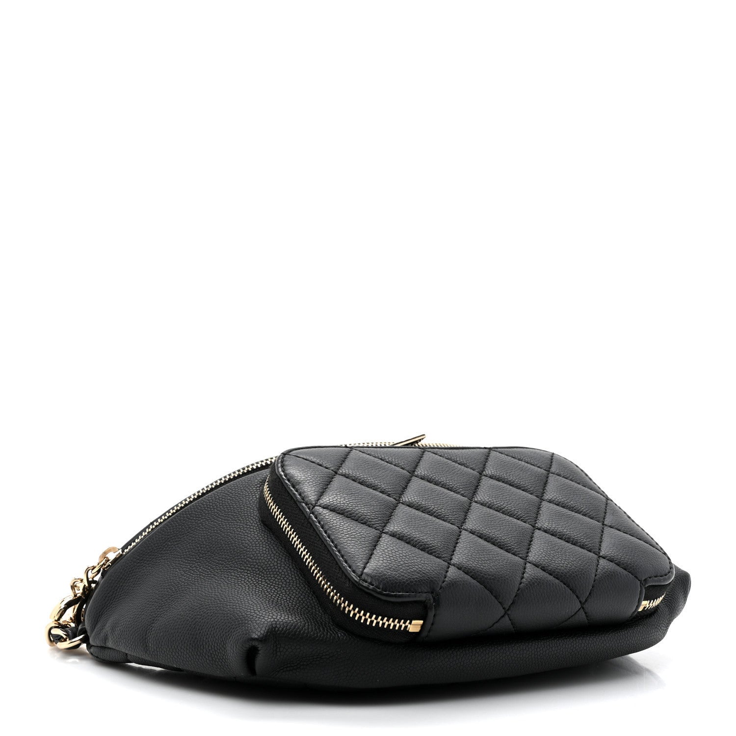 Chanel Caviar Quilted Business Affinity Waist Belt Bag Black 4 of 7