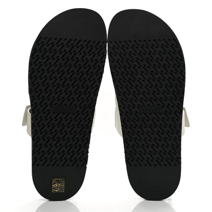 Hermes Epsom Mens Chypre Sandals 44 Beige Glaise Vert Toundra 5 of 8