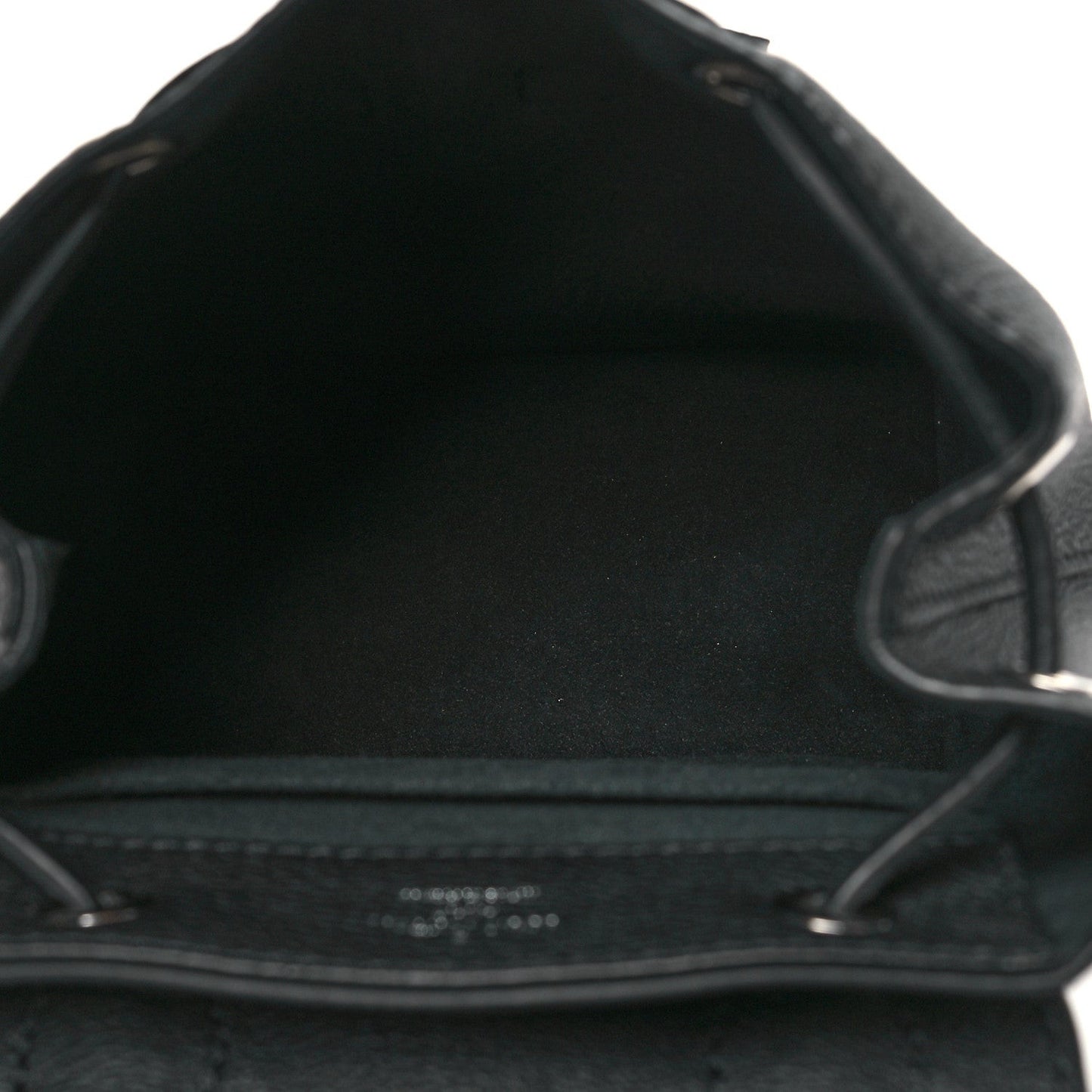 Calfskin Lockme Backpack Black