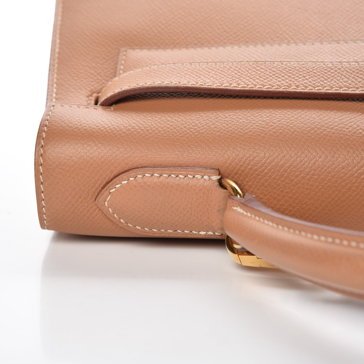 Hermes Courchevel Kelly Sellier 32 Gold 18 of 38