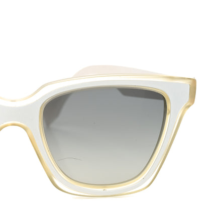 Fendi Acetate Sunglasses FF 0195/S White Gold 8 of 8