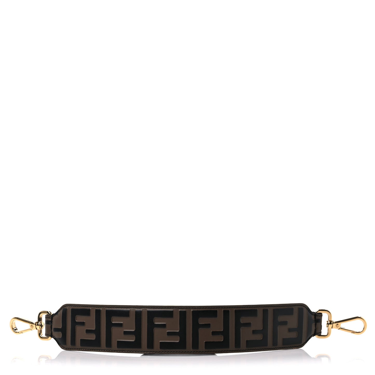 Calfskin FF 1974 Embossed Mini Strap You Maya Black