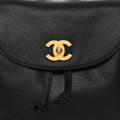 Chanel Caviar CC Backpack Black 10 of 14
