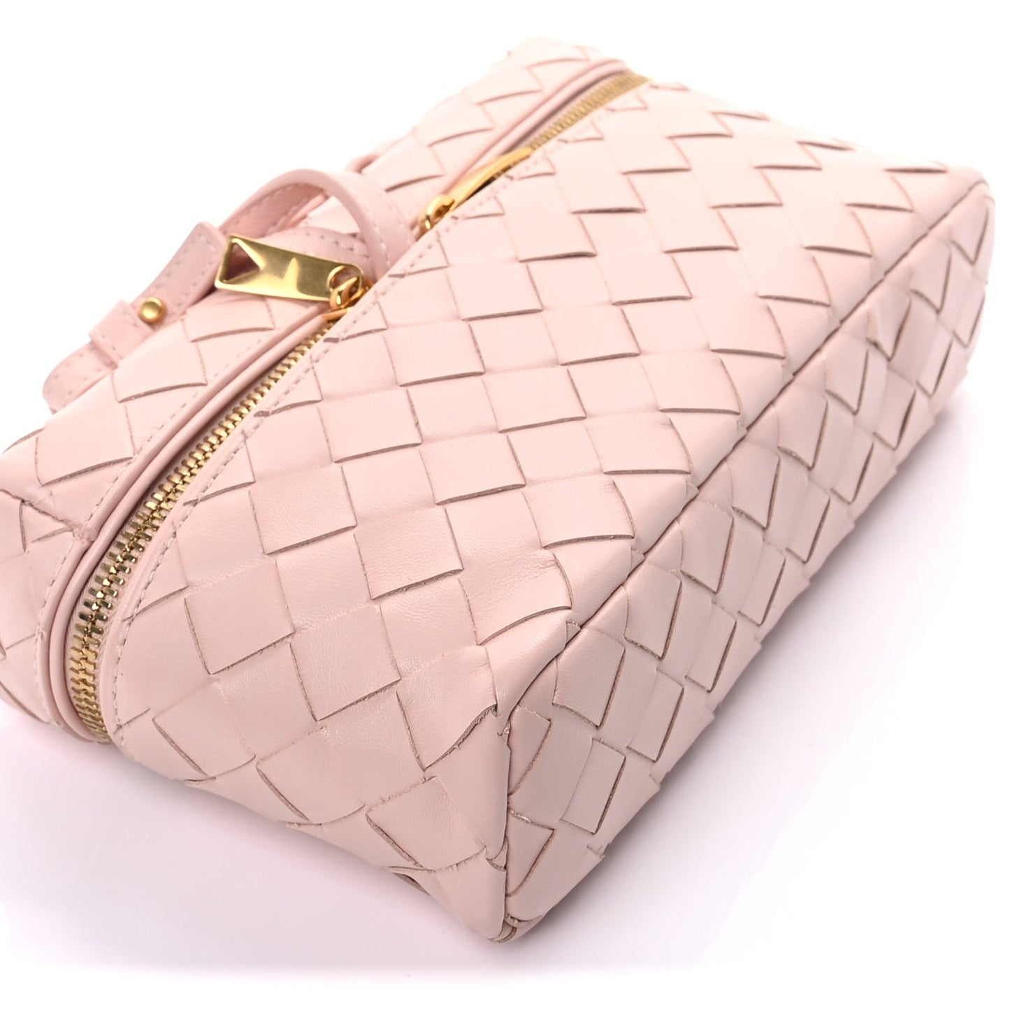 Calfskin Intrecciato Bang Bang Vanity Case Cameo