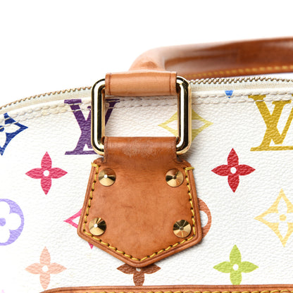 Louis Vuitton Monogram Multicolor Alma White 18 of 20