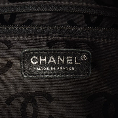 Chanel Calfskin Quilted Large Cambon Tote Beige Black 6 of 8
