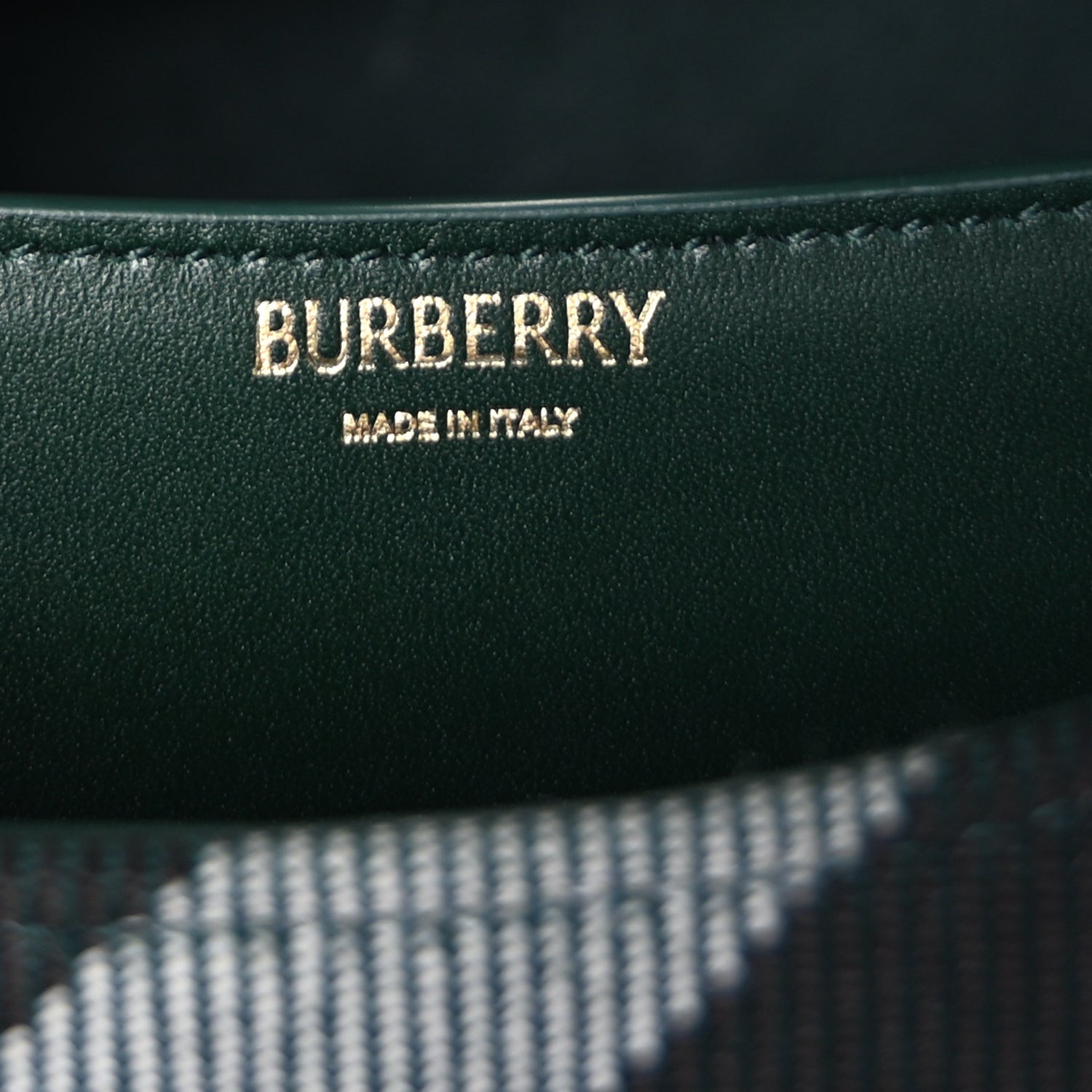 Burberry Jacquard Check Medium Rocking Horse Crossbody Ivy Ivy 4 of 8