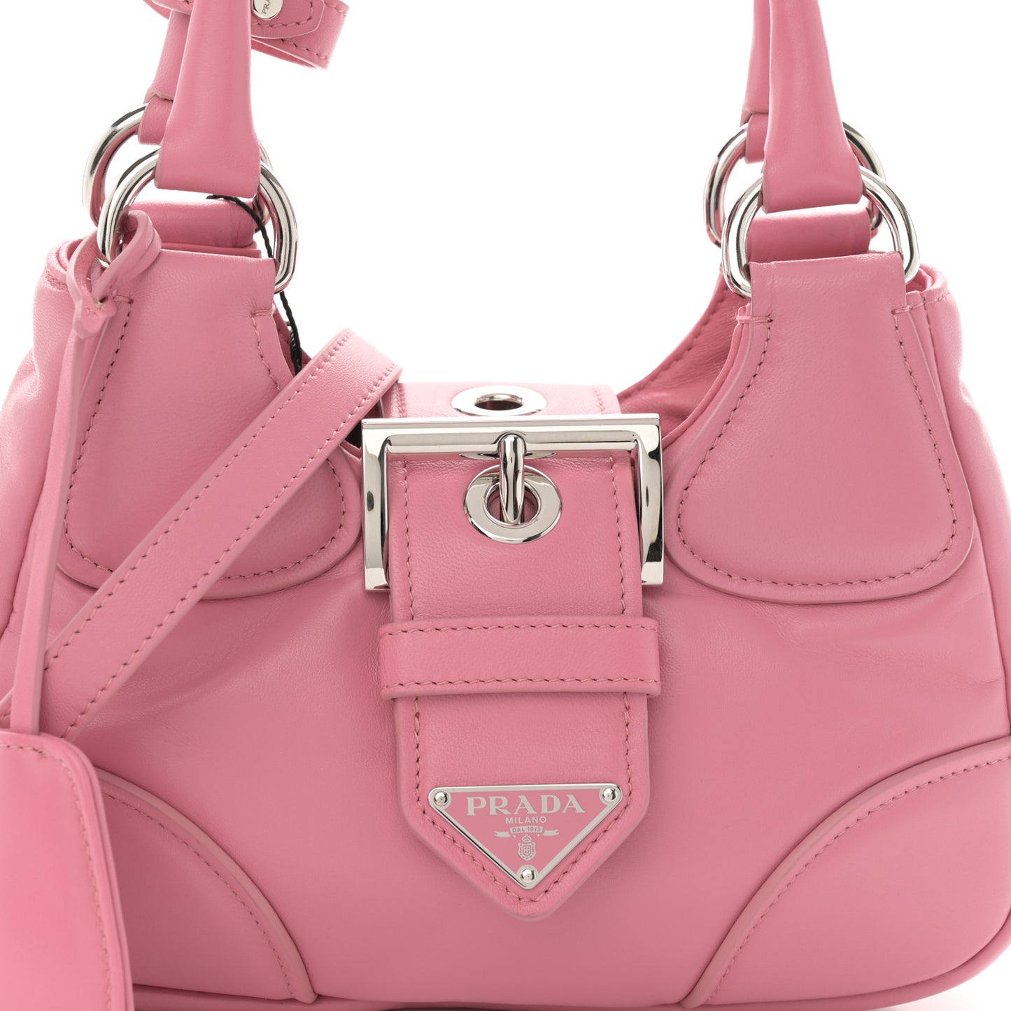 Nappa Soft Padded Re-Edition 2002 Moon Bag Geranio