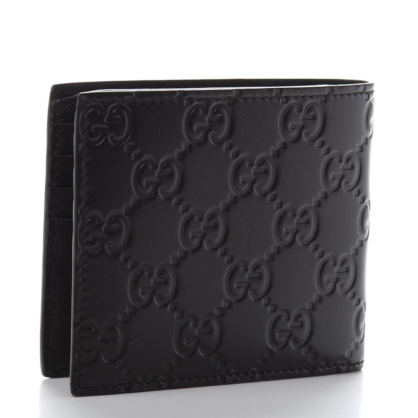 Guccissima Signature Dorian Bi-Fold Wallet Cocoa