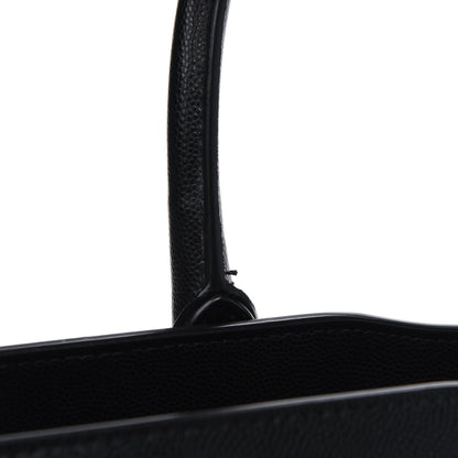 Saint Laurent Grain De Poudre Medium Uptown Tote Black 4 of 4